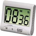 Minuteur cuisine num�rique, grand �cran lcd, chiffres larges, magn�tique / pince / support, pile incluse, ...