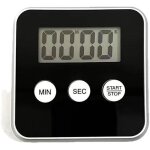 Minuteur de cuisine num�rique magn�tique avec support - studio / r�union - noir -