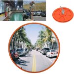 Miroir convexe pour all�es, entrep�ts, garages et magasins ? � 60 cm ? roulement grand angle rond � 130 ...