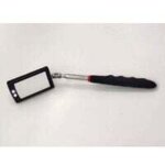 Miroir d'inspection t�lescopique, miroir t�lescopique � led avec 2 lumi�res led lumineuses, poign�e extensible ...