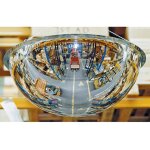 Normal light 360 convex magnifying mirror for surveillance - maximum security and vision total - miroir ...
