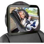 Miroir voiture pour bébé de siège arrière taille grande enfant miroir de voiture incassable pour vue ... Miroir voiture pour bébé de siège arrière taille grande enfant miroir de voiture incassable pour vue ...