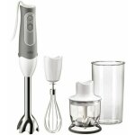 Mixeur plongeant braun mq 525 blanc, gris