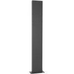 Ml - design support de bo�te aux lettres sur pied en acier inoxydable rev�tu par poudre, anthracite, ...