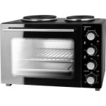 Mo - 125236. 4 mini - four fonction chaleur tournante, plaques de cuisson incluses, fonction grill, avec ...