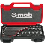 Mob - coffret de cl�s mixtes � cliquet et douilles 44pi�ces