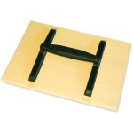 Taloche bois rectangulaire poign�e ovale - 26 x 33 cm - mondelin