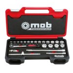 Mob outillage - mob - coffrets box 3 / 8'' 23 pi�ces cliquet rond