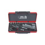 Mob - coffret douilles mixtes 1 / 4 - 1 / 2 52 pi�ces