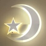 Moderne appliques mural nordique blanc led fer acrylique lampe cr�ative pour salon chambre gar�on fille ...