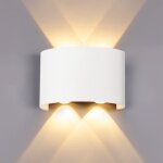 Moderne applique murale led interieur aluminium , blanc lampe murale up down led pour chambre salon couloir ...