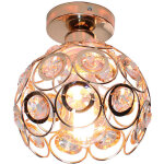 Moderne plafonnier industrielle cristal en m�tal �20cm , luminaire l'�clairage int�rieur exterieur de ...