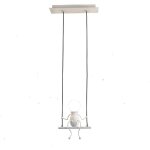 Moderne suspension cr�atif poup�e fer gens balan�oire enfants lampe suspendue salon chambre cr�ative ...