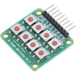 Module clavier 2x4 matrice 8 boutons poussoir pour microcontr�leur carte interface
