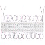 Ledkia - module led 20 pices 24w ip65 12v dc pour enseignes publicitaires 3. 2m blanc froid 5000k 160 ...