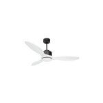 Modulo de klassfan - super destratificateur et ventilateur dc 132 cm gris basalte pales bois blanc lumire ...