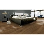 Woodflooring - moka - parquet chene contrecolle chene vieilli brossage intense, huile fume rustic r&l ...