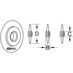 Molettes de rechange pour ratch - cut 8 - 28mm