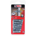 Molly - 25 chevilles m�talliques � expansion � 6 x 50 mm avec vis m6 m18115 - xj