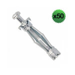 Molly - cheville m�tallique � expansion avec vis t�te cylindrique x50 cheville (mm): 11x50 - vis (mm): ...