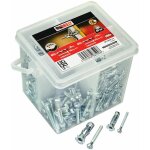 Molly - seau 100 chevilles : 60 chevilles �4 x 33mm + 40 chevilles m�tal diam 5 x 36mm