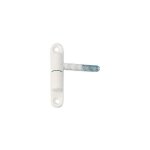 Paumelle fiche diam�tre 13mm hauteur 68mm �poxy blanc - monin - 654000