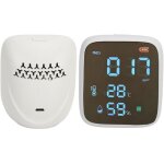 Moniteur de qualit� de l'air int�rieur pm2. 5, capteur intelligent mini portable, testeur de temp�rature ...