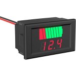 Moniteur de tension de batterie, moniteur d'�tat de batterie universel 2 en 1 12v, 24v, 36v, 48v, 60v ...