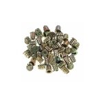 50pcs m510mm fileté insert nuts en alliage de zinc - hexagonal, boulon de fixation pour meubles en bois ... 50pcs m510mm fileté insert nuts en alliage de zinc - hexagonal, boulon de fixation pour meubles en bois ...