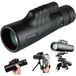 Bisbisous - monoculaire 10 - 30 x 42 pour adulte avec zoom hd pour l'observation des oiseaux, le voyage, ...