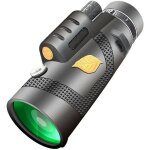 Bisbisous - monoculaire 12x50 hd monoculaire haute performance, vision diurne et nocturne, jumelles zoom ...