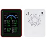 Montage de qualit� de l'air int�rieur 18 en 1 temps � batterie portable temp�e humide d�tectez backlight ...