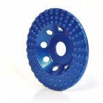 Meule pour l'enl?�vement de colle et de r?�sine ?�poxy montolit pem115