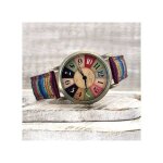 Fei yu - montres pour ados avec bracelets arc - en - ciel multicolores, montre rétro Fei yu - montres pour ados avec bracelets arc - en - ciel multicolores, montre rétro