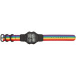 Montre num�rique chronographe r�tro �tanche avec cadran carr� et 6 coloris disponibles