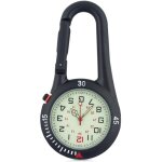 Montre � quartz multifonctionnelle avec mousqueton, petite montre de ceinture lumineuse pour m�decins, ...