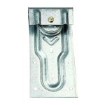 Mantion - monture roc droit sur fer plat pour porte  dplacement flot - 2 acier - 100 kg capacit 200 ...