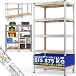 Tagre charge lourde 4 / 5 niveaux tagre mtallique modulable meuble de rangement garage atelier cave ...
