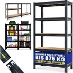 Tagre charge lourde 4 / 5 niveaux tagre mtallique modulable meuble de rangement garage atelier cave ...