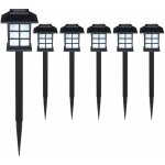 Monzana set de 6 / 12 / 18 / 24 lampes solaires piquet pour jardin 8h autonomie lumire extrieur led ...