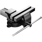Tau d'tabli 125 / 150mm cartement acier chrome pivotable 360 enclume atelier 125 mm