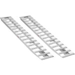 Mophorn lot de 2 rampes de chargement en aluminium, dimensions 240x38 cm, capacit� de charge 2721, 6 ...