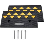 Mophorn ? lot de 2 rampes de trottoir en caoutchouc 5 po ? capacit� de charge 33 069 lb ? pour acc�s ...