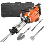 Mophorn - 2200w marteau de d�molition brise b�ton avec 6 burins moteur haute puissance, conception robuste ...