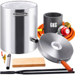 6kg propane smelting furnace kit stainless steel melting furnace 2700? (four de fusion en acier inoxydable). ...
