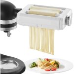 Accessoire pour ptes pour mixeur kitchenaid ensemble de coupe - rouleaux en acier inoxydable 3 en 1 ...