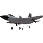 Mophorn avion rc - 2, 4 ghz 2 canaux, gyroscope 6 axes, 2 batteries, planeur rc f - 22 fighter, vol facile ...