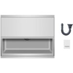 Mophorn - bac  glace commercial, glacire sur roulettes de 61, 6 l, dimensions : 61 x 48 x 93 cm, chariot ...