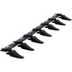 Mophorn - barre  dents de godet de 152, 4 cm, barre robuste  7 dents pour chargeur, tracteur, skidsteer, ...