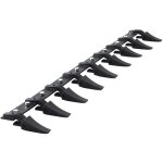 Mophorn - barre  dents de godet de 182, 9 cm, barre robuste  9 dents pour chargeur, tracteur, skidsteer, ...